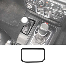 For 2018+ Jeep Wrangler JL & Gladiator JT Four-wheel Drive Gear Shift Panel Ring Cover Trim RT-TCZ