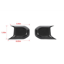 For 2018+ Jeep Wrangler JL & Gladiator JT Front Bumper Anti-collision Block Cover Trim Carbon Fiber RT-TCZ