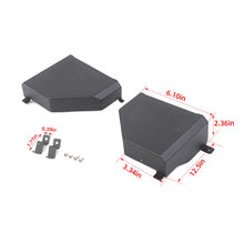 For 2018+ Jeep Wrangler JL & Gladiator JT Front Door Net Replacement Insert Metal Door Pocket Map Storage Box Short Version RT-TCZ