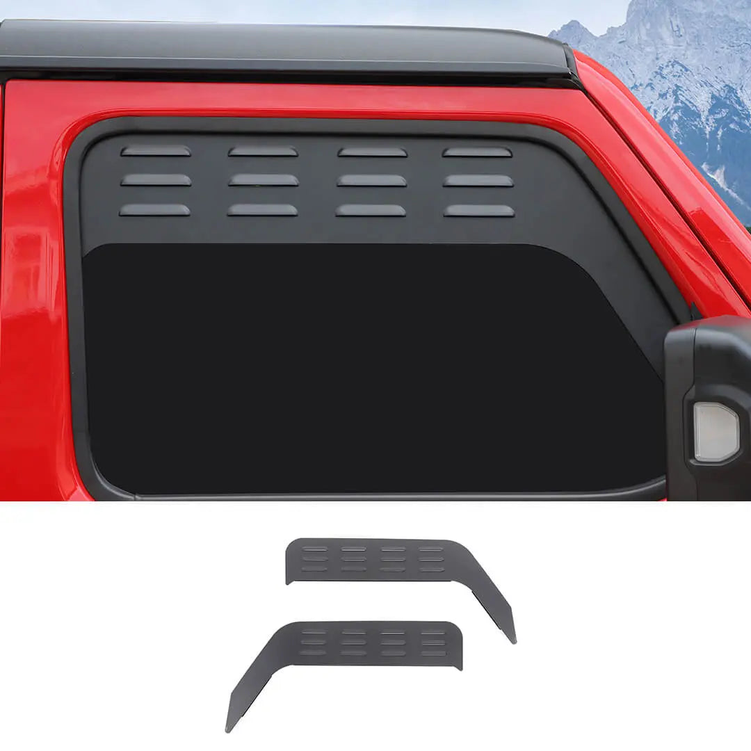 For 2018+ Jeep Wrangler JL & Gladiator JT Front Door Window Louver