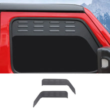 For 2018+ Jeep Wrangler JL & Gladiator JT Front Door Window Louver Air Vent Panel Cover RT-TCZ
