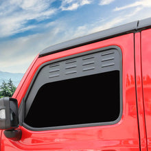 For 2018+ Jeep Wrangler JL & Gladiator JT Front Door Window Louver Air Vent Panel Cover RT-TCZ