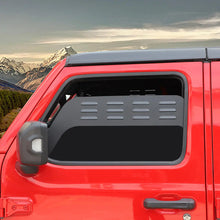 For 2018+ Jeep Wrangler JL & Gladiator JT Front Door Window Louver Air Vent Panel Cover RT-TCZ