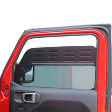 For 2018+ Jeep Wrangler JL & Gladiator JT Front Door Window Louver Air Vent Panel Cover RT-TCZ