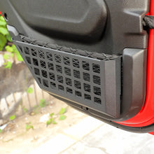 For 2018+ Jeep Wrangler JL & Gladiator JT Front/Rear Door Net Replacement Insert Metal Storage Box Door Map Pocket RT-TCZ