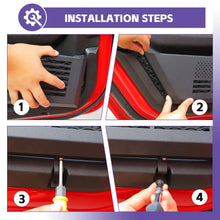 For 2018+ Jeep Wrangler JL & Gladiator JT Front/Rear Door Net Replacement Insert Metal Storage Box Door Map Pocket US Flag RT-TCZ