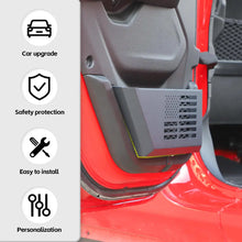 For 2018+ Jeep Wrangler JL & Gladiator JT Front/Rear Door Net Replacement Insert Metal Storage Box Door Map Pocket US Flag RT-TCZ