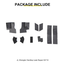 For 2018+ Jeep Wrangler JL & Gladiator JT Hard Top Leak Repair Seal Weatherproofing Kit (10 pcs) RT-TCZ