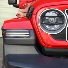 For 2018+ Jeep Wrangler JL & Gladiator JT Head Lights Turn Signal Side Mirror Light Trim Cover Kit (6 pcs) RT-TCZ