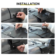 For 2018+ Jeep Wrangler JL & Gladiator JT Hood A-pillar Mount Work Lamp Driving Light Brackets (2 pcs) RT-TCZ