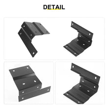 For 2018+ Jeep Wrangler JL & Gladiator JT Hood A-pillar Mount Work Lamp Driving Light Brackets (2 pcs) RT-TCZ