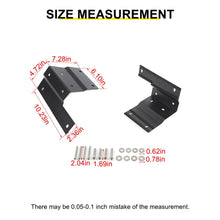 For 2018+ Jeep Wrangler JL & Gladiator JT Hood A-pillar Mount Work Lamp Driving Light Brackets (2 pcs) RT-TCZ
