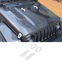 For 2018+ Jeep Wrangler JL & Gladiator JT Hood Hinge Latch Lock Catch Cover Trim 4PCS RT-TCZ