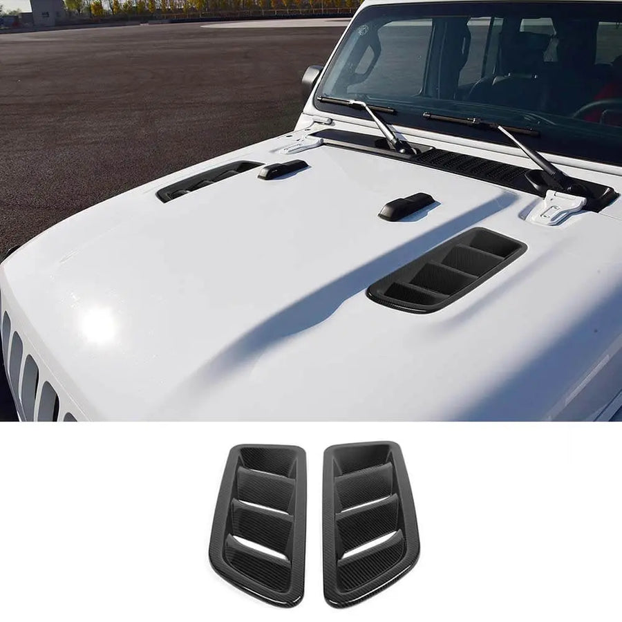 2018+ Jeep Wrangler JL & Gladiator JT Rubicon Hood Vents Cover