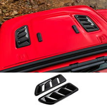 For 2018+ Jeep Wrangler JL & Gladiator JT Hood Vents Cover Trim Decor ABS RT-TCZ