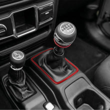 For 2018+ Jeep Wrangler JL & Gladiator JT Interior Center Console Gear Shift Trim Ring Cover RT-TCZ
