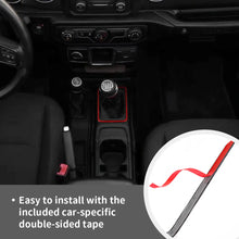For 2018+ Jeep Wrangler JL & Gladiator JT Interior Center Console Gear Shift Trim Ring Cover RT-TCZ