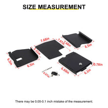 For 2018+ Jeep Wrangler JL & Gladiator JT Interior Center Console Safe Box Armrest Storage Box RT-TCZ