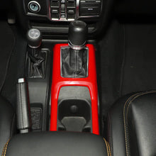 For 2018+ Jeep Wrangler JL & Gladiator JT Interior Center Console Water Cup Holder Manual Gear Shift Panel Frame Trim Cover RT-TCZ