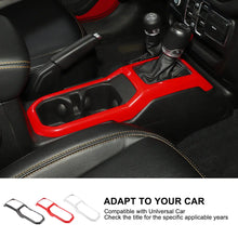 For 2018+ Jeep Wrangler JL & Gladiator JT Interior Center Console Water Cup Holder Manual Gear Shift Panel Frame Trim Cover RT-TCZ
