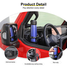 For 2018+ Jeep Wrangler JL & Gladiator JT Interior Front Door Mount Water Cup Holder Bracket (2 pcs) RT-TCZ
