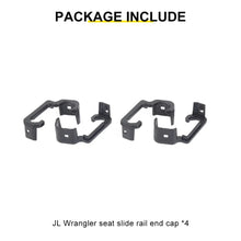 For 2018+ Jeep Wrangler JL & Gladiator JT Interior Seat Track End Caps Cover (2 pcs) RT-TCZ