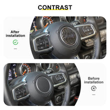 For 2018+ Jeep Wrangler JL & Gladiator JT Interior Steering Wheel Center Trim Cover RT-TCZ