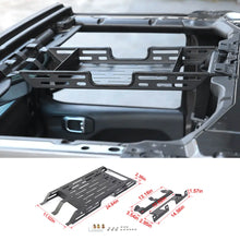 For 2018+ Jeep Wrangler JL & Gladiator JT Iron Car Front Roof Storage Rack Cargo Carrier RT-TCZ