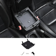 For 2018+ Jeep Wrangler JL & Gladiator JT Metal Center Console Armrest Box Safety Storage Case Cover with Lock Kit RT-TCZ