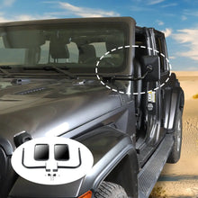 For 2018+ Jeep Wrangler JL & Gladiator JT Rear View Side Hinge Door Off Mirrors Rectangular RT-TCZ
