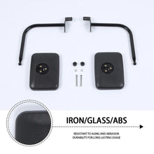 For 2018+ Jeep Wrangler JL & Gladiator JT Rear View Side Hinge Door Off Mirrors Rectangular RT-TCZ