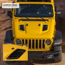 For 2018+ Jeep Wrangler JL & Gladiator JT Rubicon Hood Vents Cover Trim RT-TCZ