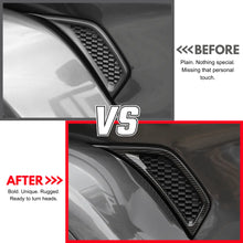 For 2018+ Jeep Wrangler JL & Gladiator JT Side Wheel Eyebrow Air Vent Outlet Cover Trim RT-TCZ