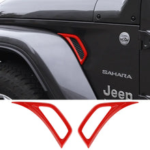 For 2018+ Jeep Wrangler JL & Gladiator JT Side Wheel Eyebrow Air Vent Outlet Cover Trim RT-TCZ