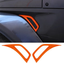 For 2018+ Jeep Wrangler JL & Gladiator JT Side Wheel Eyebrow Air Vent Outlet Cover Trim RT-TCZ