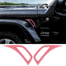 For 2018+ Jeep Wrangler JL & Gladiator JT Side Wheel Eyebrow Air Vent Outlet Cover Trim RT-TCZ