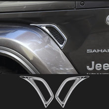 For 2018+ Jeep Wrangler JL & Gladiator JT Side Wheel Eyebrow Air Vent Outlet Cover Trim RT-TCZ