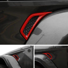 For 2018+ Jeep Wrangler JL & Gladiator JT Side Wheel Eyebrow Air Vent Outlet Cover Trim RT-TCZ