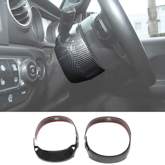 For 2018+ Jeep Wrangler JL & Gladiator JT Steering Wheel Base Lower Trim Decor RT-TCZ