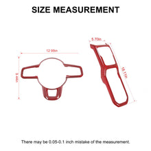 For 2018+ Jeep Wrangler JL & Gladiator JT Steering Wheel Water Cup Gear Shift Panel Cover Trim Kit (2 pcs) RT-TCZ