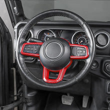 For 2018+ Jeep Wrangler JL & Gladiator JT Steering Wheel Water Cup Gear Shift Panel Cover Trim Kit (2 pcs) RT-TCZ
