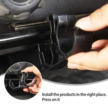 For 2018+ Jeep Wrangler JL & Gladiator JT Under Seat Mount Flashlight Holder Bracket Torch Storage RT-TCZ