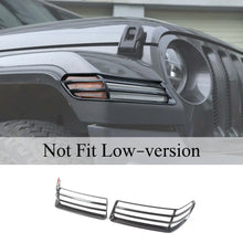 For 2018+ Jeep Wrangler JL & Gladiator JT Wheel Eyebrow Lampshade Light Guards Trim RT-TCZ
