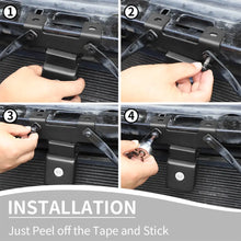 For 2018+ Jeep Wrangler JL & Gladiator JT – Anti-Theft Hidden Hood Locking Latches with Keys | Secure Hood Catch Kit RT-TCZ