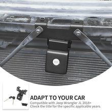 For 2018+ Jeep Wrangler JL & Gladiator JT – Anti-Theft Hidden Hood Locking Latches with Keys | Secure Hood Catch Kit RT-TCZ