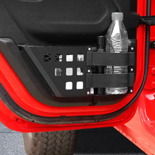 For 2018+ Jeep Wrangler JL & Gladiator JT – Front/Back Door Metal Net Pocket Storage Organizer, No Drilling Install RT-TCZ