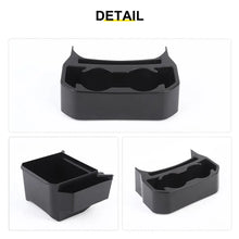For 2018+ Jeep Wrangler JL & Gladitor JT Interior Rear Cup Holder Storage Box Organizer (2 pcs) RT-TCZ