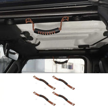 For 2018+ Jeep Wrangler JL &Gladiatar JT 2-in-1 Roll Bar Grab Handles Paracord Grip Handle 4Pcs RT-TCZ