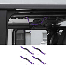For 2018+ Jeep Wrangler JL &Gladiatar JT 2-in-1 Roll Bar Grab Handles Paracord Grip Handle 4Pcs RT-TCZ