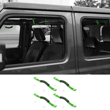 For 2018+ Jeep Wrangler JL &Gladiatar JT 2-in-1 Roll Bar Grab Handles Paracord Grip Handle 4Pcs RT-TCZ